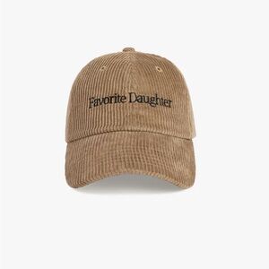 Favorite Daughter Cord Baseball Hat New with Tags